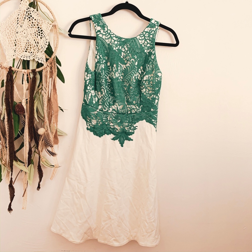 ANTHROPOLOGIE MOULINETTE SOEURS DRESS SIZE 0 MINT